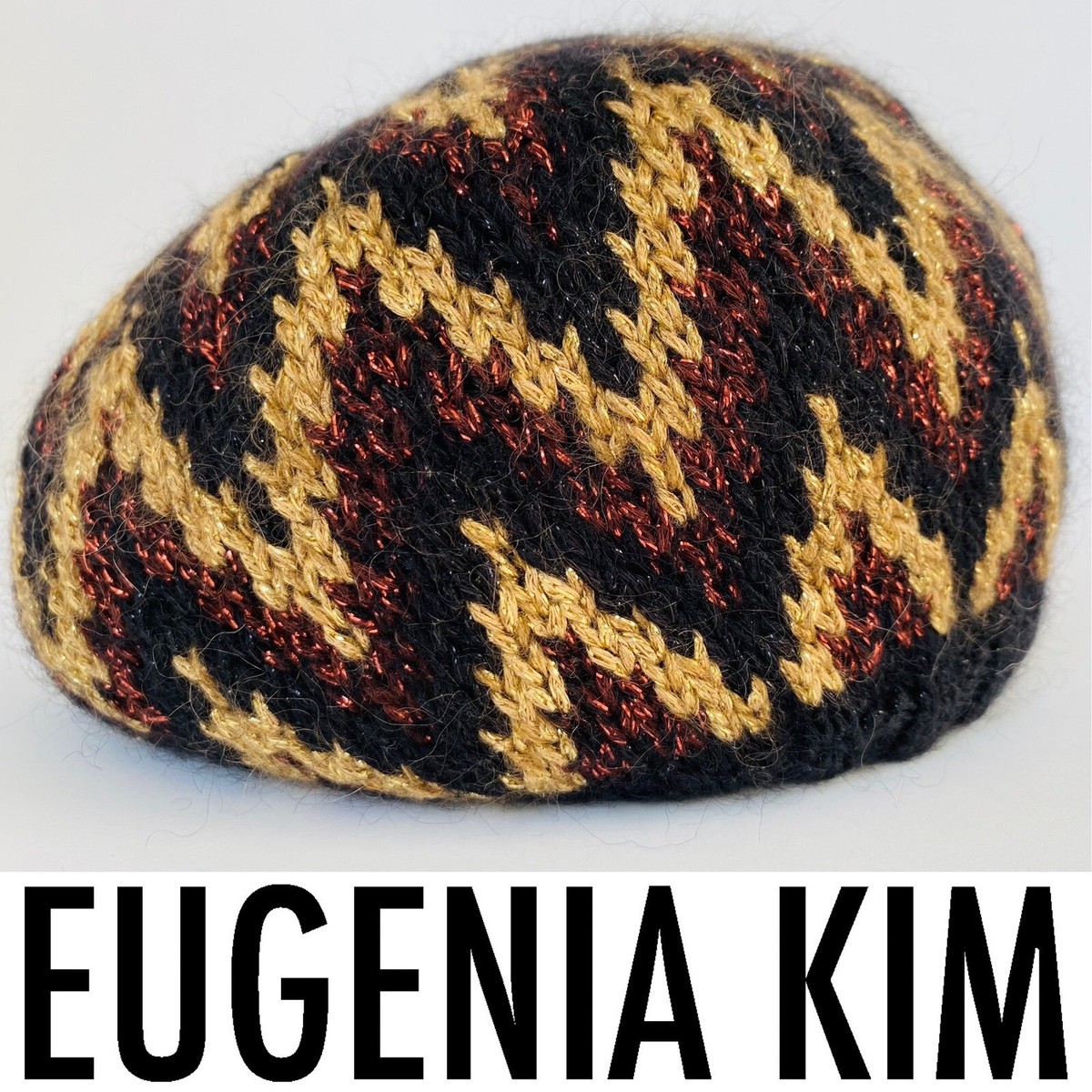 Eugenia Kim knit beret Eugenia Kim Leopard Knit Beret - Neutrals Hats, Accessories  main image 3