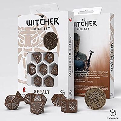 Q-Workshop The Witcher Dice Set. Geralt  - Roach's Companion