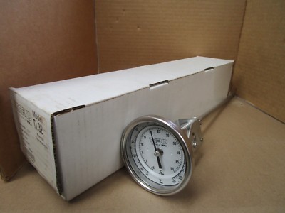 Wika Trend Bimetal Thermometer TI.32 12'' Stem 25ºC 125ºF 1/2'' NPT 3-1/4'' Face 