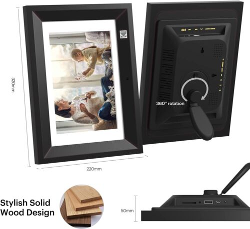 KODAK 10-inch Digital Photo Frame in Blackwood, 8GB Internal Storage, RDPF-1020V - Picture 5 of 15