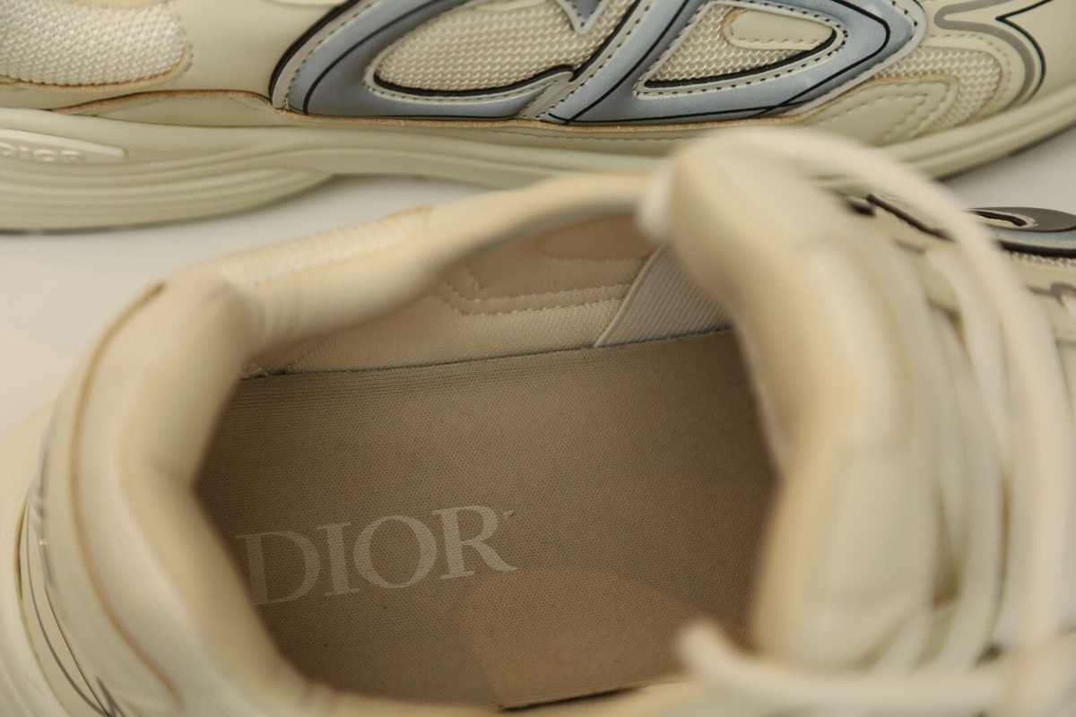 Christian Dior B30 Countdown Mens Sneaker Size 45 - US 12 in Ecru