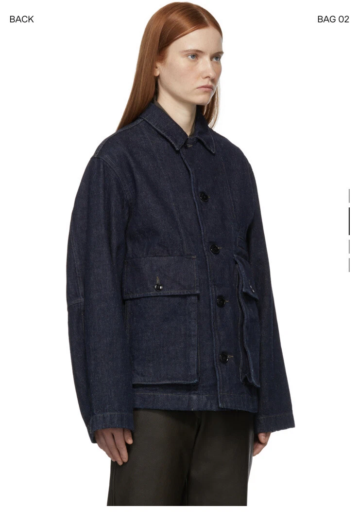 Lemaire Boxy Blouson Denim Jacket Unisex SSENSE XS | eBay