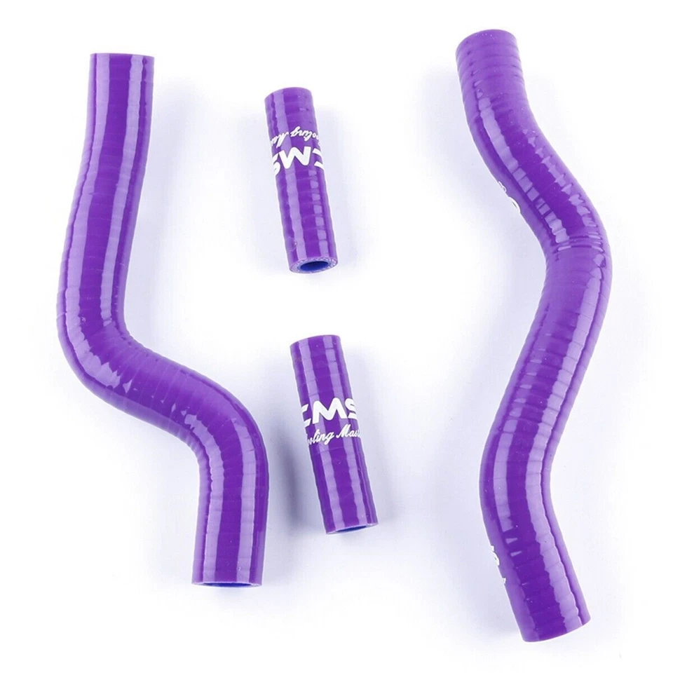 Purple For 2001-2008 2007 2006 Suzuki RM250 2-Stroke Silicone Radiator Hose Kit - Image 2 of 4