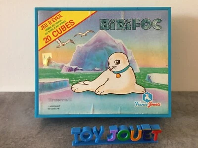 JEU DE CUBE JOUET ANCIEN " BIBIFOC " FRANCE JOUETS ANTENNE 2 TELEVISION - Photo 1/4