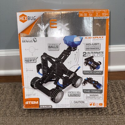 Hexbug Vex Robotics Catapult Launcher - Stem Starter Engineer-NIB Box Damage
