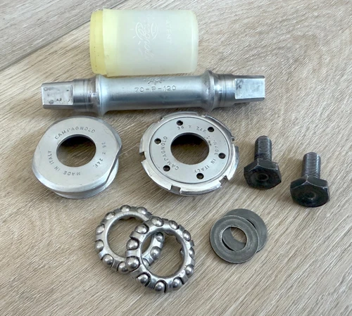 Vintage Campagnolo Record Track Pista Bottom Bracket Italian 24x36 Complete!