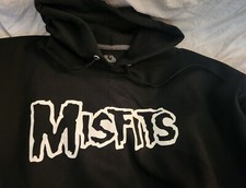 Misfits Crimson Ghost Xl Pull Over Hoodie Black
