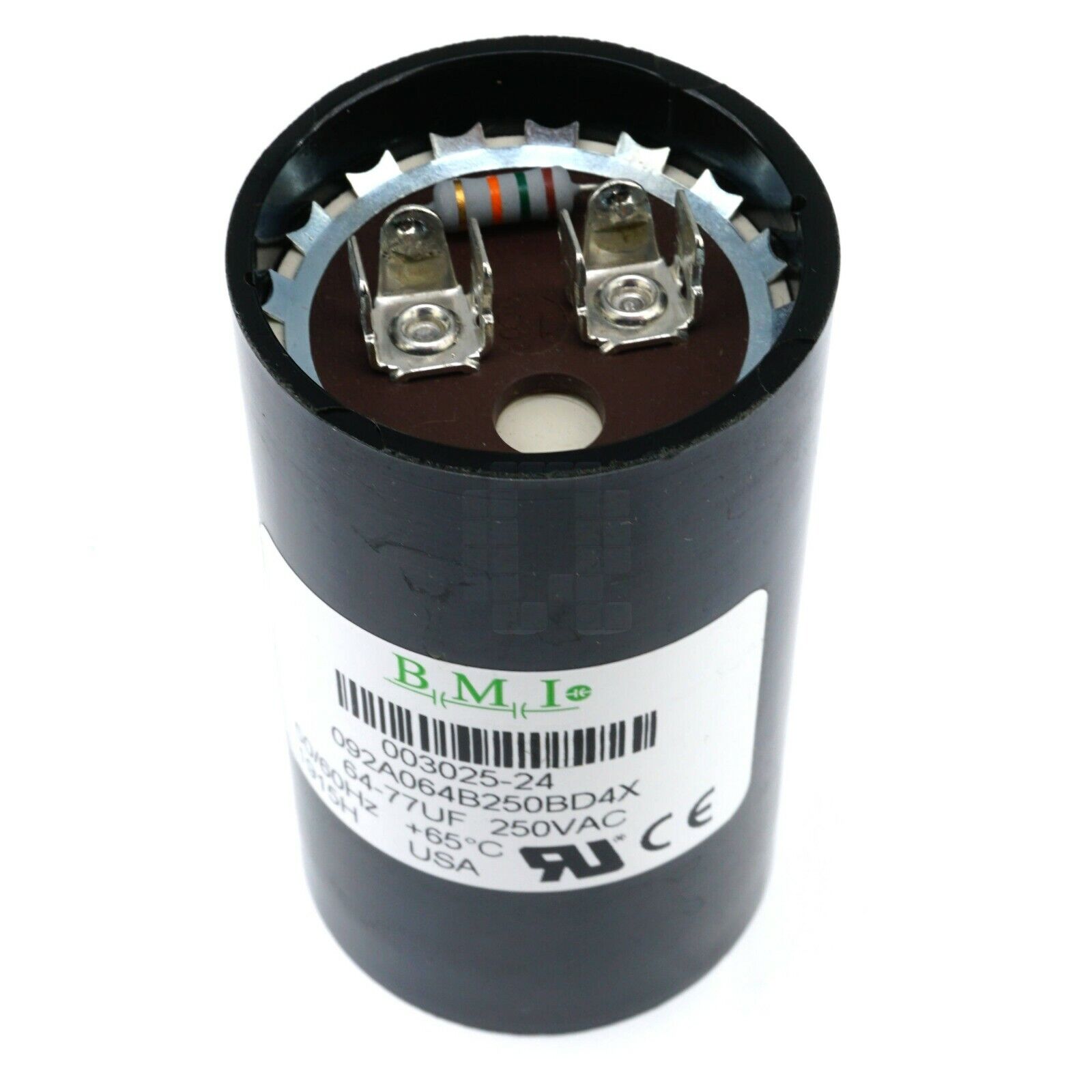 Leeson 003025.24 Electric Motor Start Capacitor, 64-77 µF, 250VAC