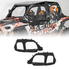 4 Door UTV Soft Upper Doors Cab Enclosure Set for Polaris RZR XP 1000 2014-2023