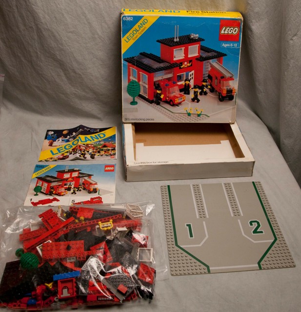 lego fire station ebay