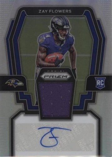 2023 Panini Select - Club Level Neon Green Prizm Die-Cut #201 Zay