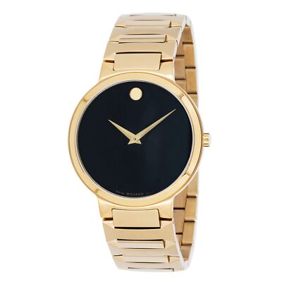 Movado 0607294 Men's Temo Black Dial Quartz Watch