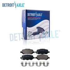 Rear Ceramic Brake Pads with Hardware for 2009 - 2016 Toyota Venza