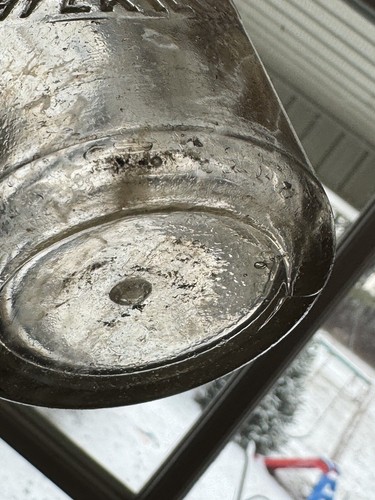 Vintage Blob Top geprägte Schnecke Plt Flasche Fred Krapp Ashland Pa Schylkill County, - Bild 13 von 16