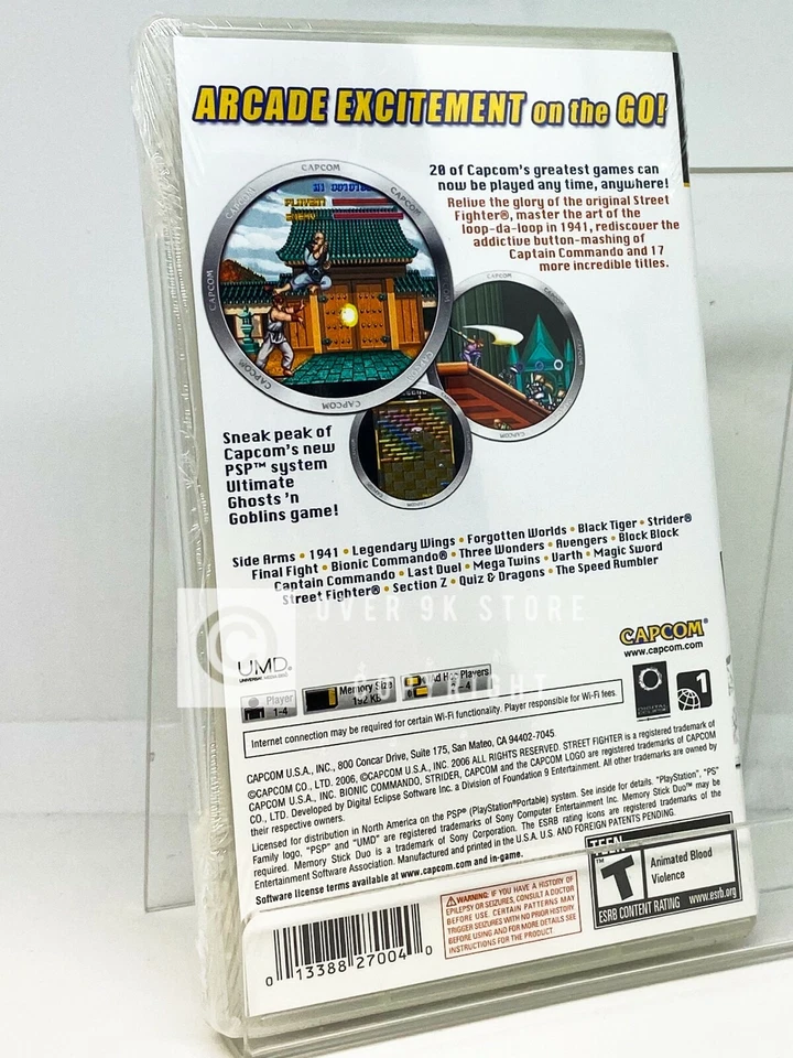 Capcom Classics Collection Remixed - PSP - Brand New | Factory Sealed - Image 4 of 4