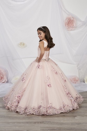 Tiffany Prinzessin 13542 Rose Rosa Atemberaubend Mädchen Festzug Partykleid Kleid Gr. 8 - Bild 2 von 5