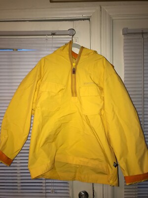 tommy hilfiger yellow rain jacket