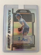 2021 Panini Prizm Draft Picks Standouts Silver Frank Mozzicato #DS-FM Auto