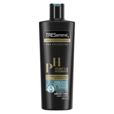 TRESemme Pro Collection Purify & Hydrate White Clay Shampoo für fettiges Haar 400m