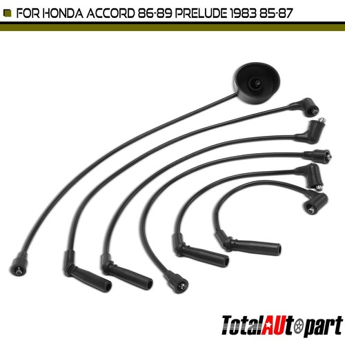 6x Spark Plug Wire Sets for Honda Accord 1986 19871989 Prelude 1983