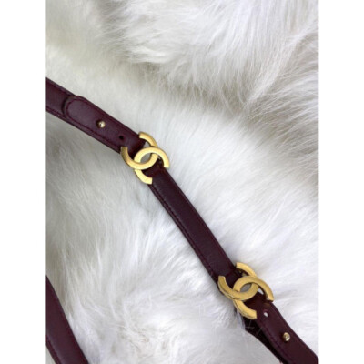 CHANEL Coco Mark Gold Belt Luxury Fashion Accessory with box | eBay