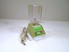 1970 Ideal Mini Matic Avocado Green BLENDER with base incomplete