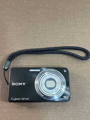 Sony Cyber-shot DSC-W350 14.1MP Digital Camera Black Genuine