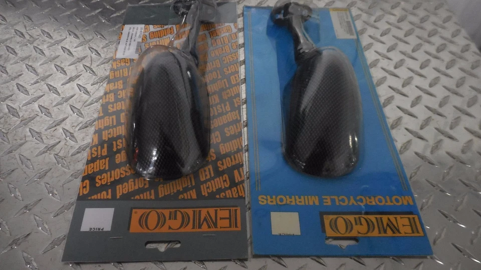 Juego de espejos retrovisores izquierdo y derecho CARBONO 99-06 HONDA CBR600F4I RC-51 Foto 3 de 3