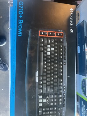 Logitech G710+ Brown Mechanical Gaming Keyboard Tactile High-Speed Keys