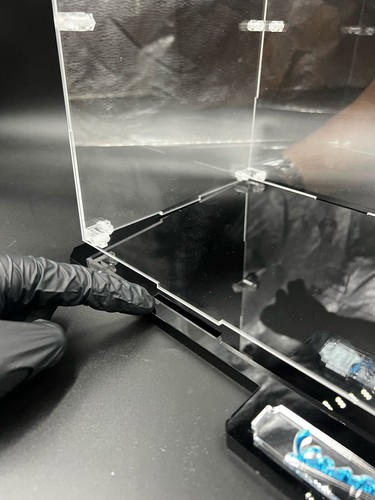 TECA IN PLEXIGLASS ACRILICO-SHOWCASE-PER IRON MAN 1/3 DE AGOSTINI-MARK 3 -HT28 - Imagen 6 de 10