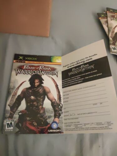 Prince Of Persia Warrior Within Xbox Manual - Picture 1 of 1