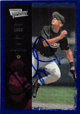 Julio Lugo autographed Baseball Card Astros 2000 Upper Deck Ultimate Victory #43
