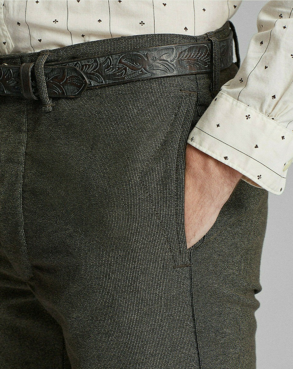 POLO RALPH LAUREN RRL JAPANESE STIFEL STRIPED MOLESKIN POLO RALPH LAUREN RRL JAPANESE STIFEL STRIPED MOLESKIN