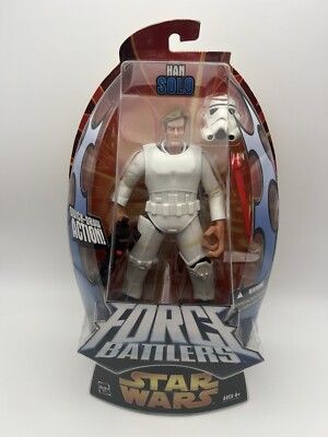 Star Wars Force Battlers STORMTROOPER HAN SOLO Quick-Draw Action Figure