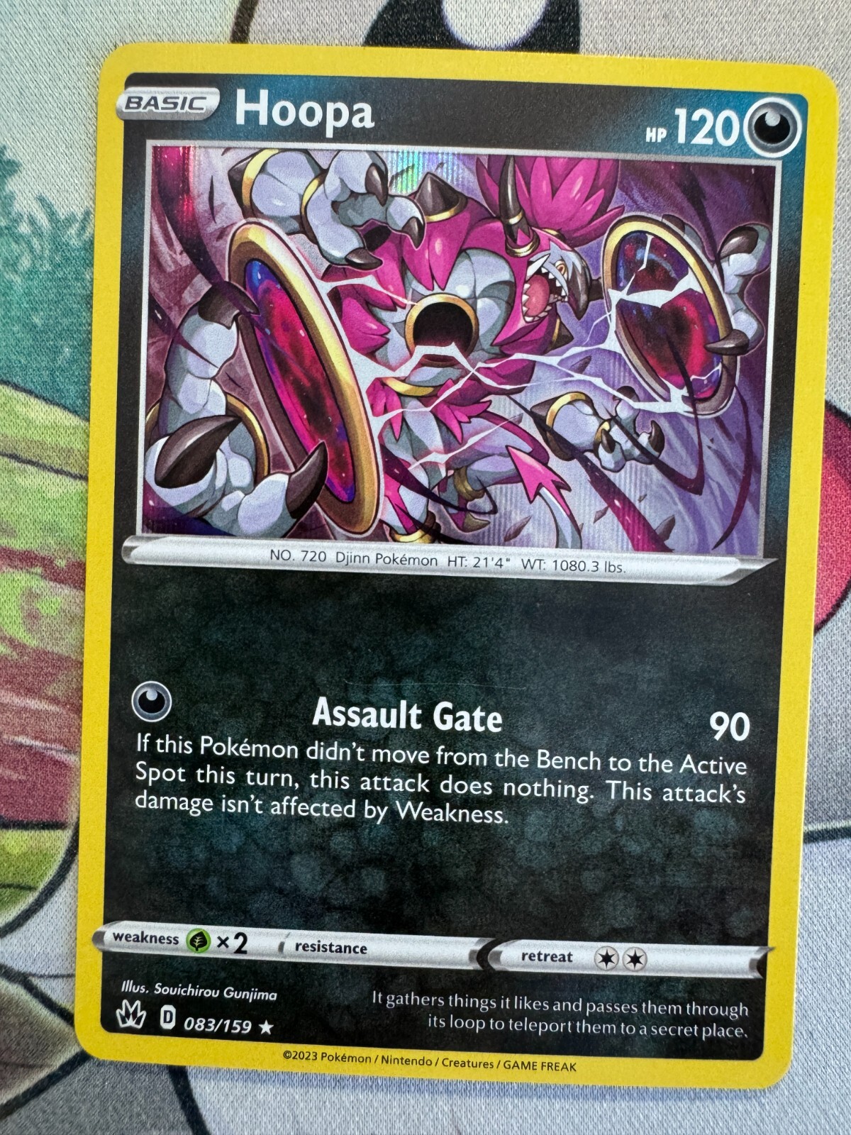 Hoopa Holo English Pokemon TCG BKBN452
