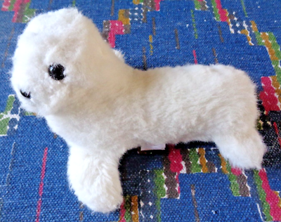 Rare Ours Vintage BOULGOM Bleu 16cm - Peluche Collection Rétro