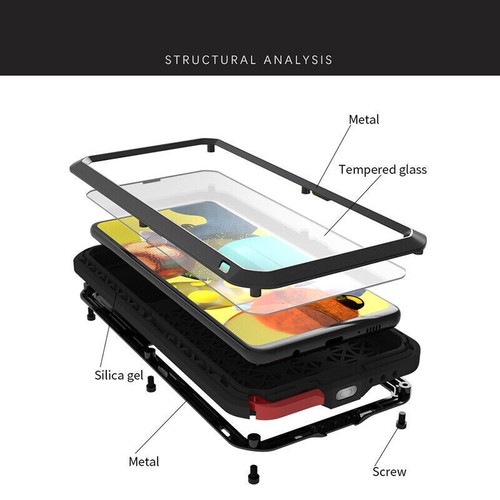 Funda protectora para teléfono LOVE MEI para Samsung Note20 Ultra A20 A30 A51 A71 a prueba de caduca - Imagen 41 de 48