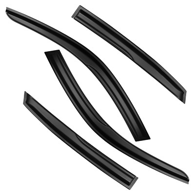 Window Visor Rain Guard Deflector For 2022-2024 Honda Civic 4Dr Sedan 3D Wavy