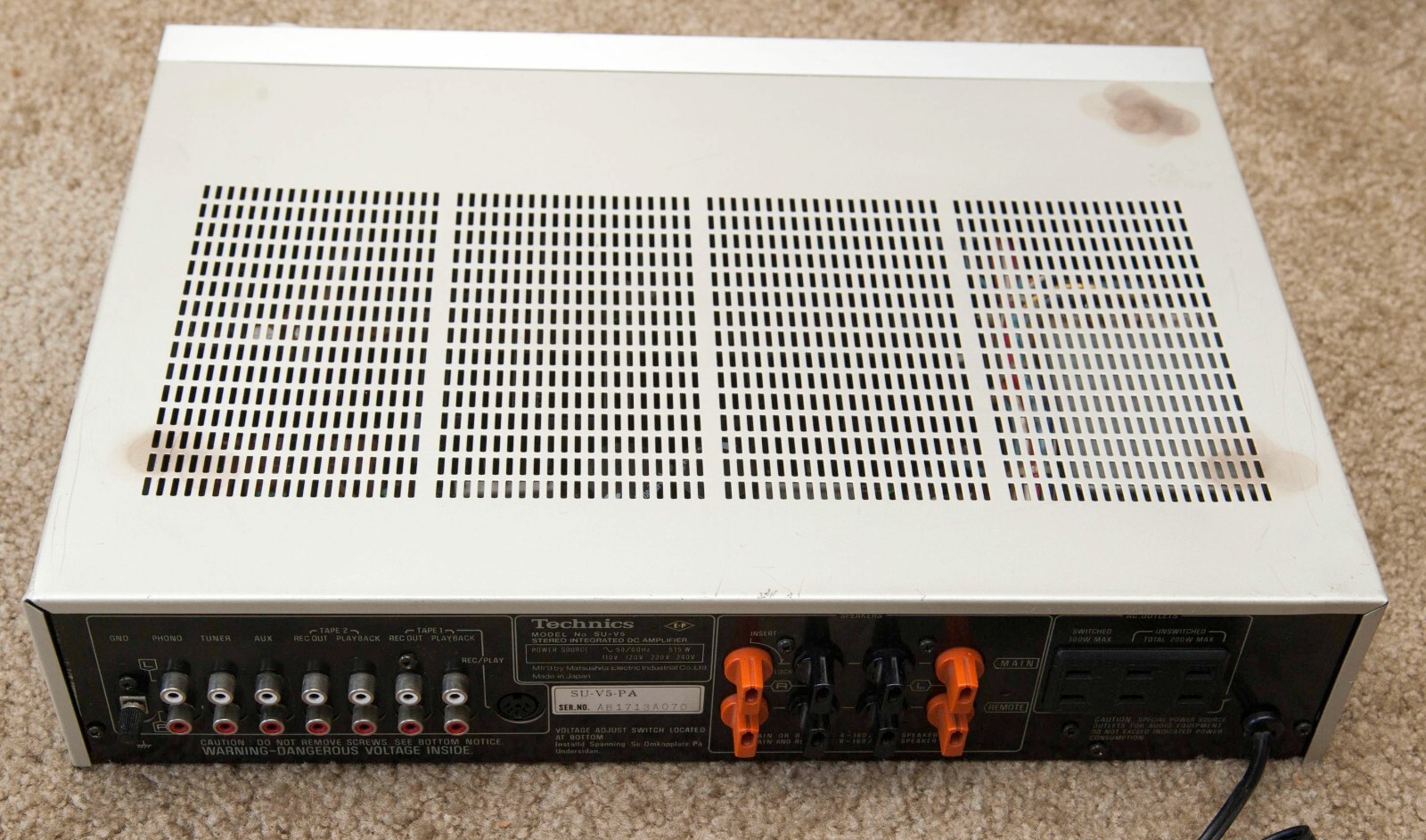 Technics ステレオ アンプ SU-3000 & SU-V55 Technics ステレオ アンプ