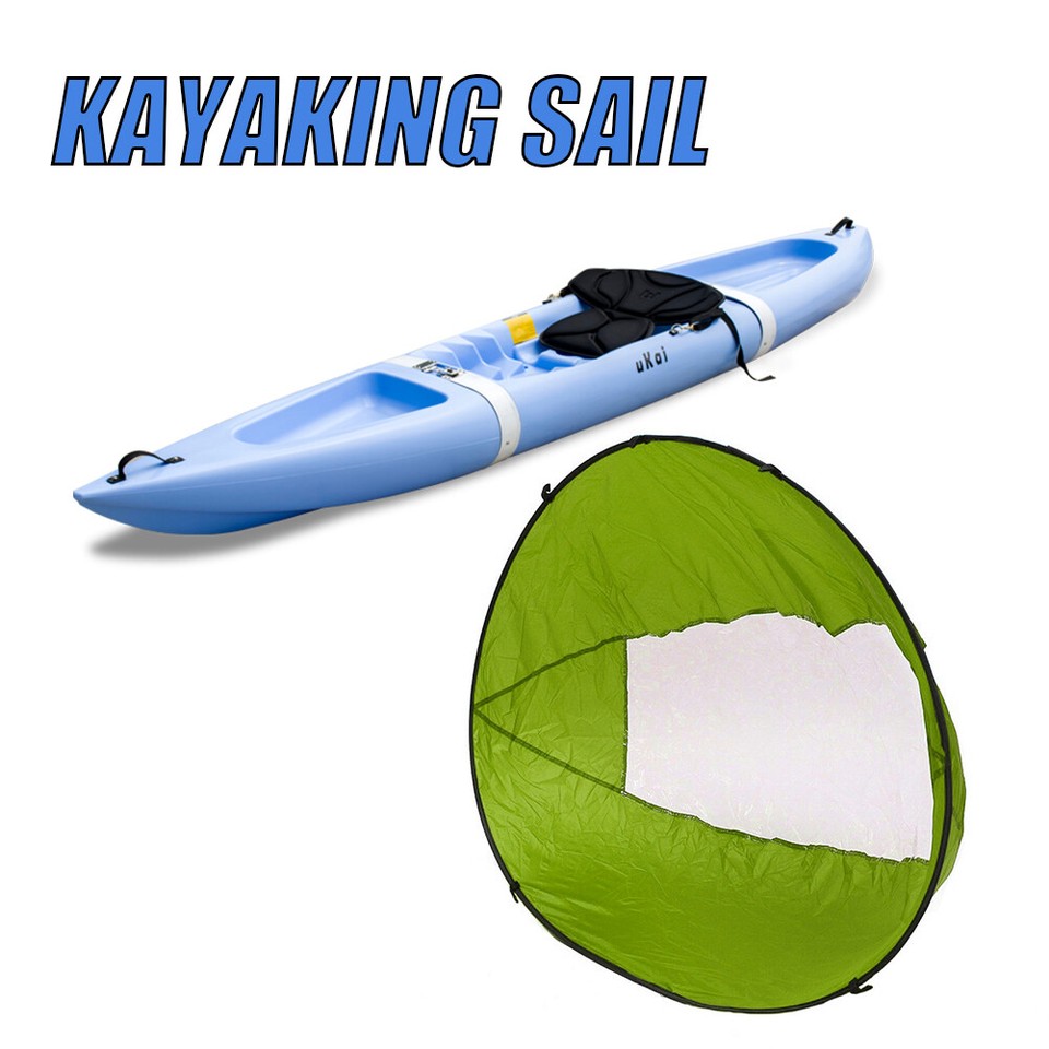 Vela Per Kayak Faculx 42" Portatile - Kit Downwind Per Canoe E Gommoni - Foto 3