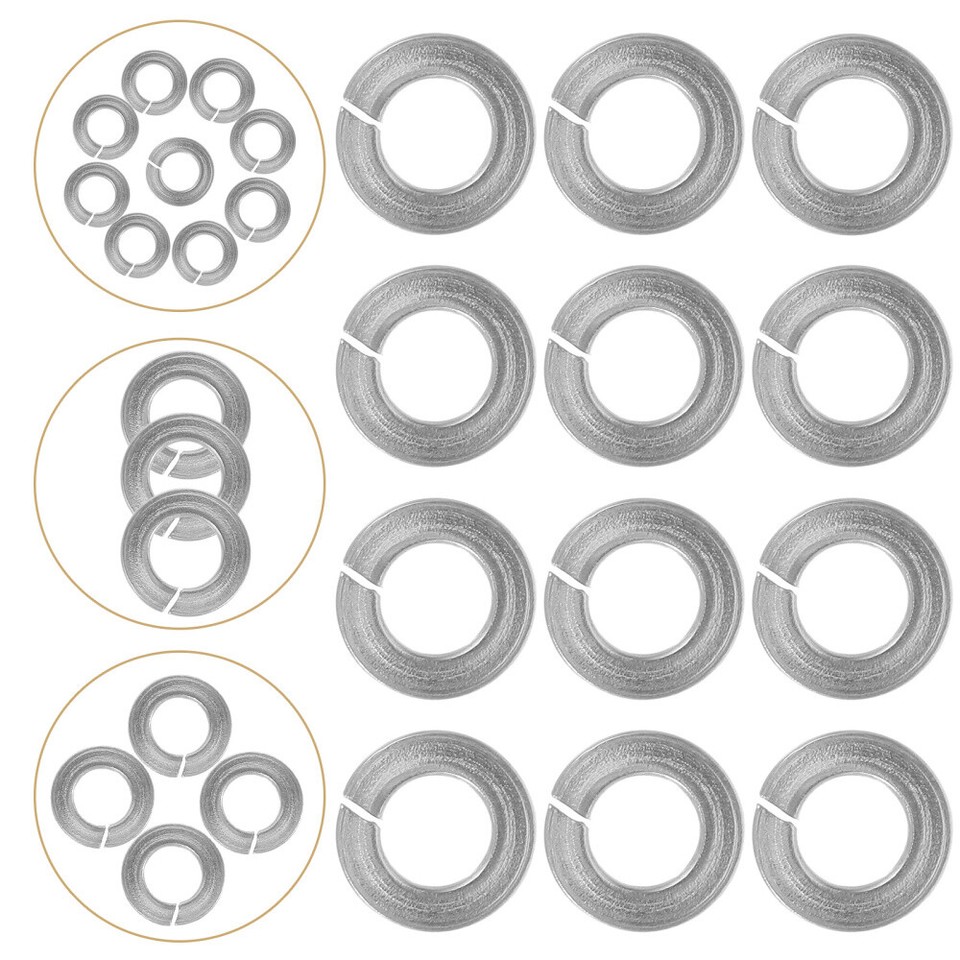 100 Pcs Lock Washer Prevent Loose Fasteners Compression Washers eBay