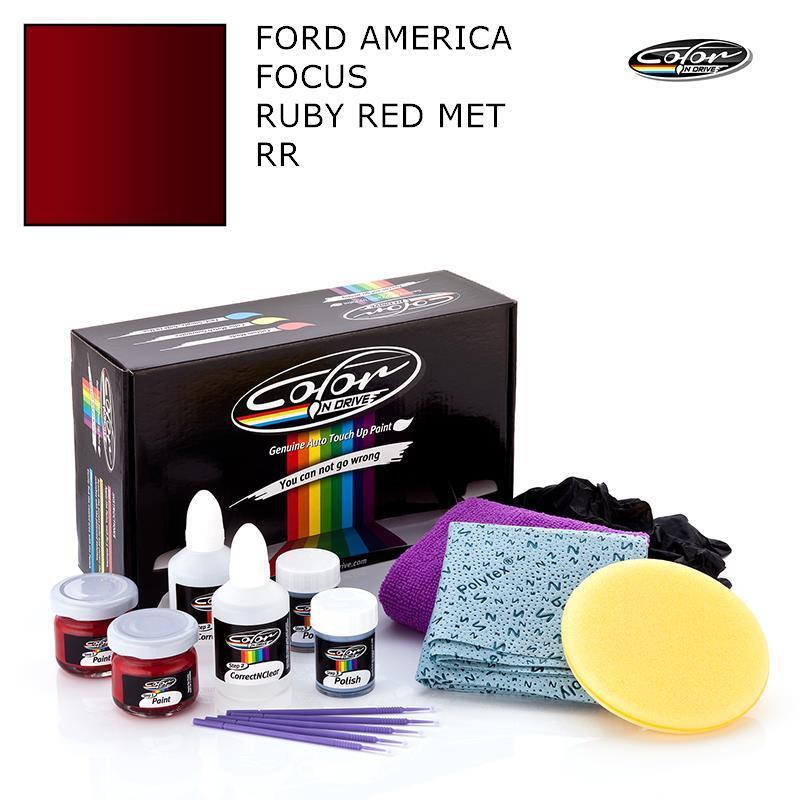 Color N Drive for Ford America Focus Ruby Red Met RR Touch Up Paint
