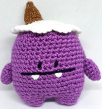 Crochet Amigurumi Ice Cream Monster