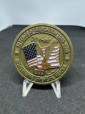 POW-MIA 10 YEARS OF DEDICATION CHALLENGE COIN | eBay