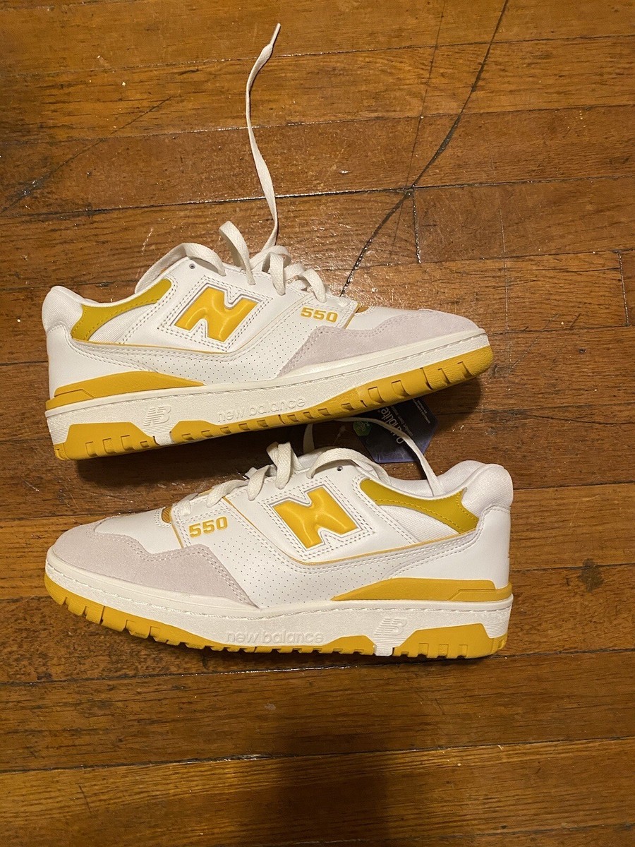 new balance 550 sea salt yellow