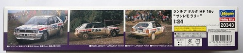 HASEGAWA 1/24 Lancia Delta HF 16V 1991 Sunremo rally #20343 limited model kit - Picture 12 of 12