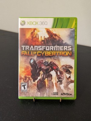 Transformers: Fall of Cybertron (Microsoft Xbox 360, 2012) Game & Case Rare 