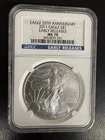 2011 $1 American Silver Eagle 25th Anniversary NGC MS 70 Early Releases