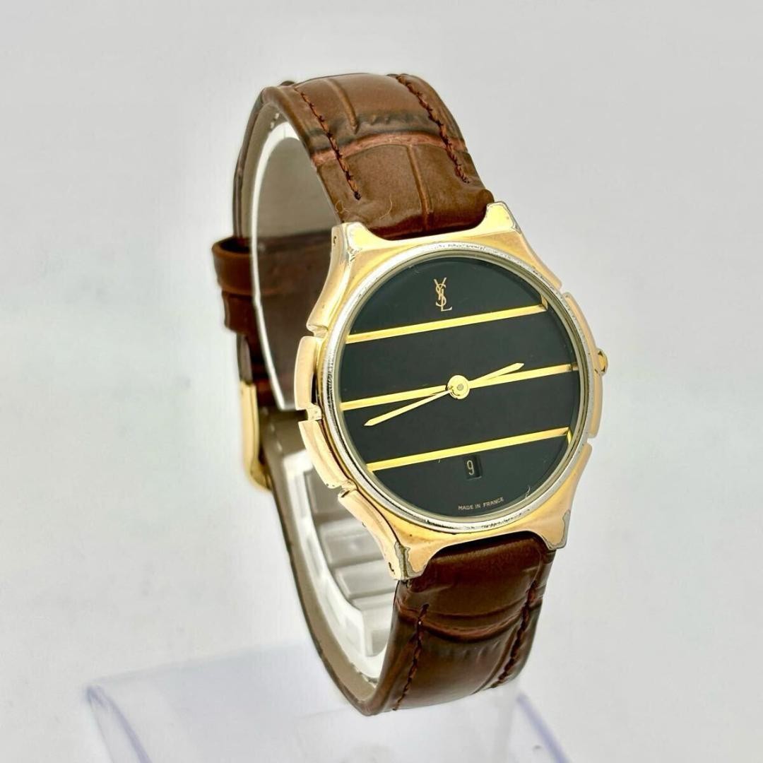 Orologio elegante donna Yves Saint Laurent YSL con batteria e cinturino nuovi