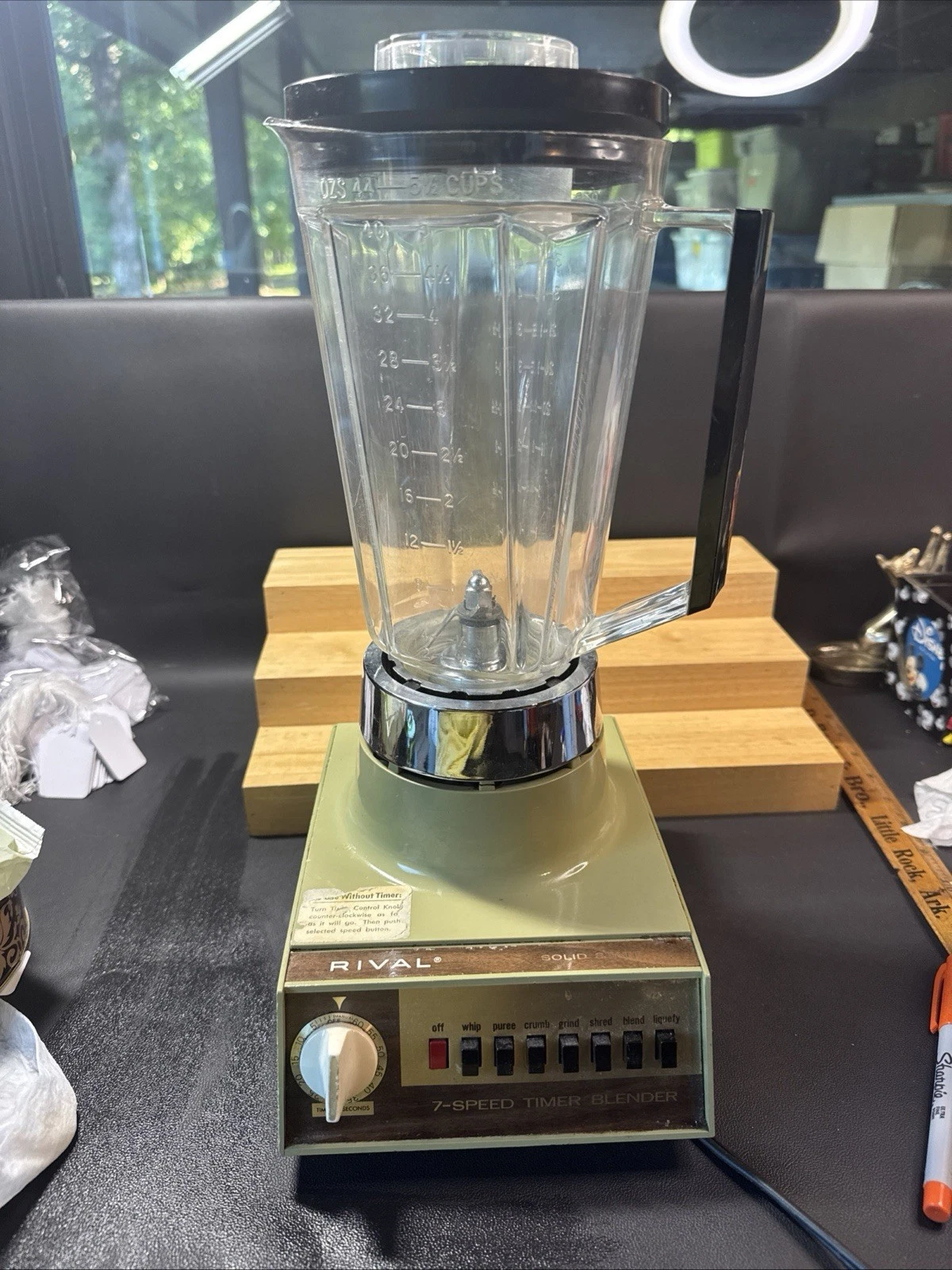 VINTAGE RIVAL SOLID STATE 7 SPEED TIMER BLENDER PERFECT WORKING CONDITION